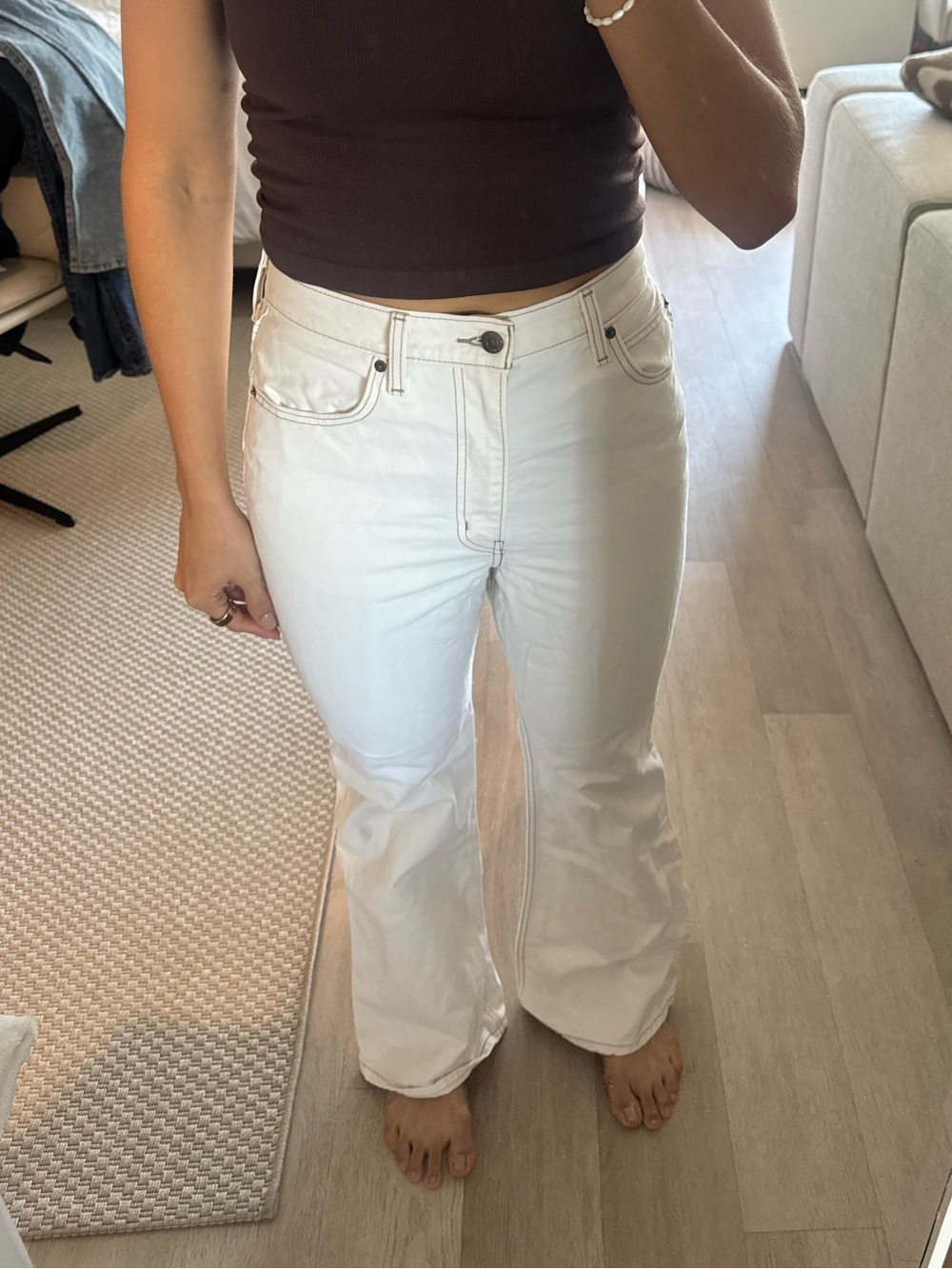 Levi’s 70’s High Flare Jeans - White